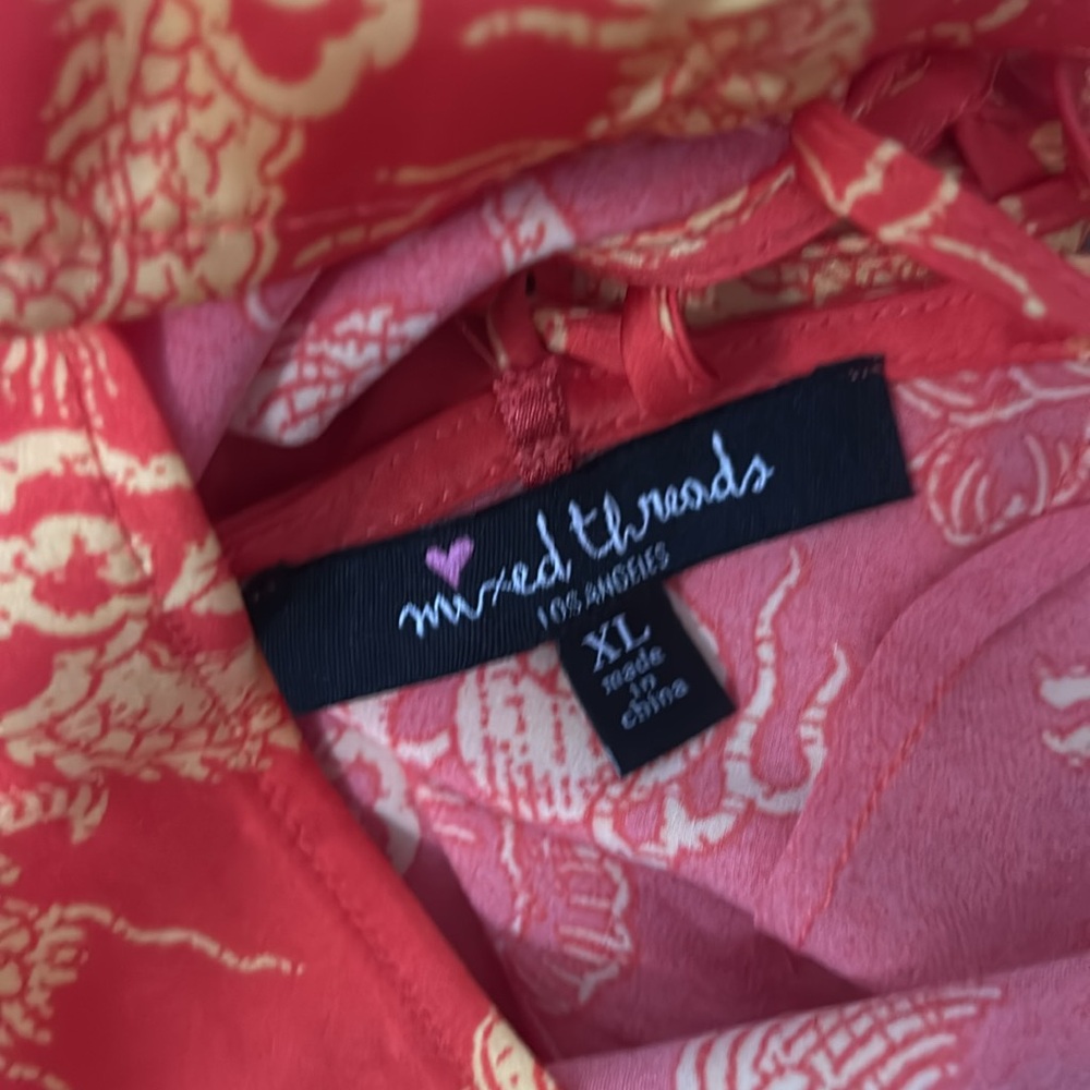 Mixed Threads - Dragon Pattern Orange Tank Top Wi… - image 4